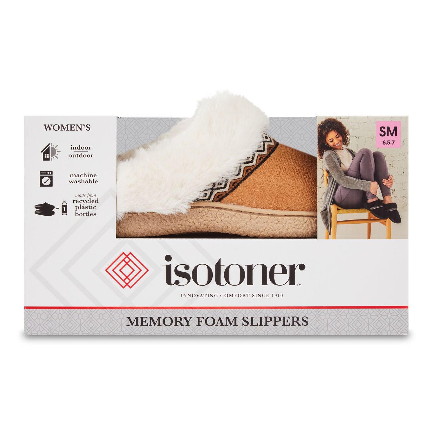 Isotoner Women’s Classic Comfort Hoodback Slipper