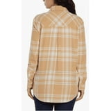 Gap Women's Relaxed Fit Flannel Shirt Jodie Plaid Size Small - Large