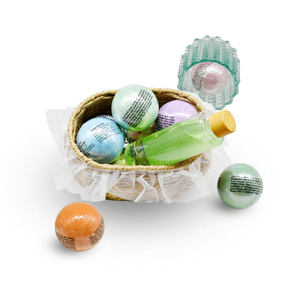 9PC BATH BOMB,Perfect for Bubble Spa Bath,Bath Essentials Shower Bubble Steamers