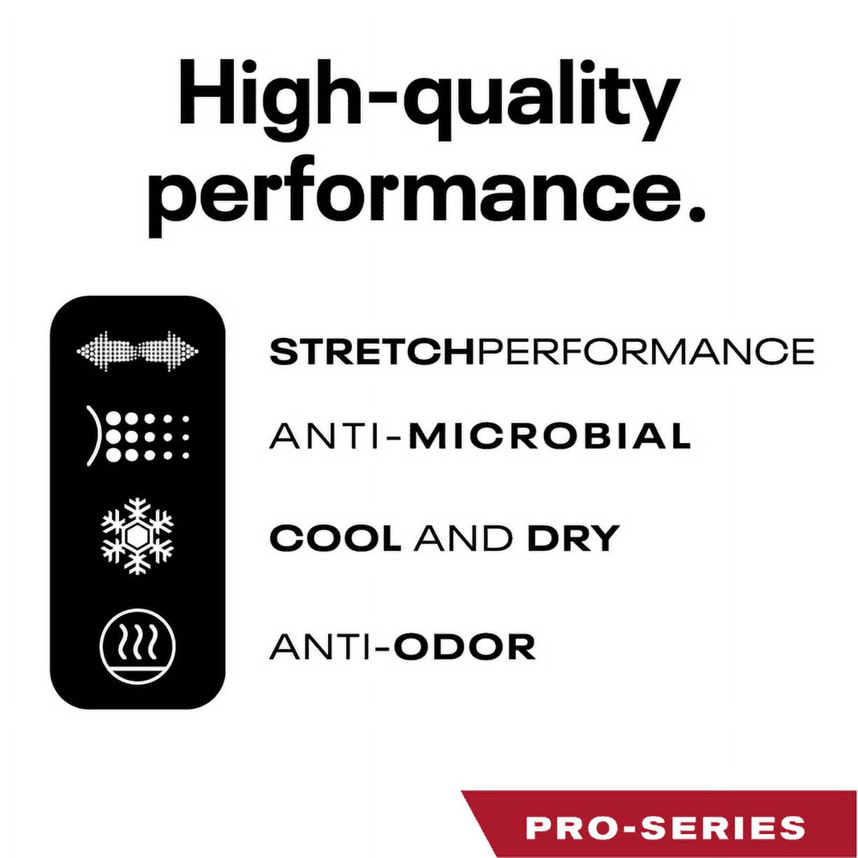 Reebok Men's Pro Series Performance Long Leg Boxer Brief, 7.5-Inch, 3-Pack