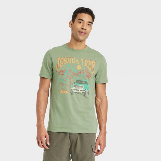 Men's Short Sleeve Graphic T-Shirt - Goodfellow & Co™ Tree Green L