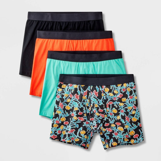 Men's Floral Print Boxer Briefs 4pk - Original Use™ XS