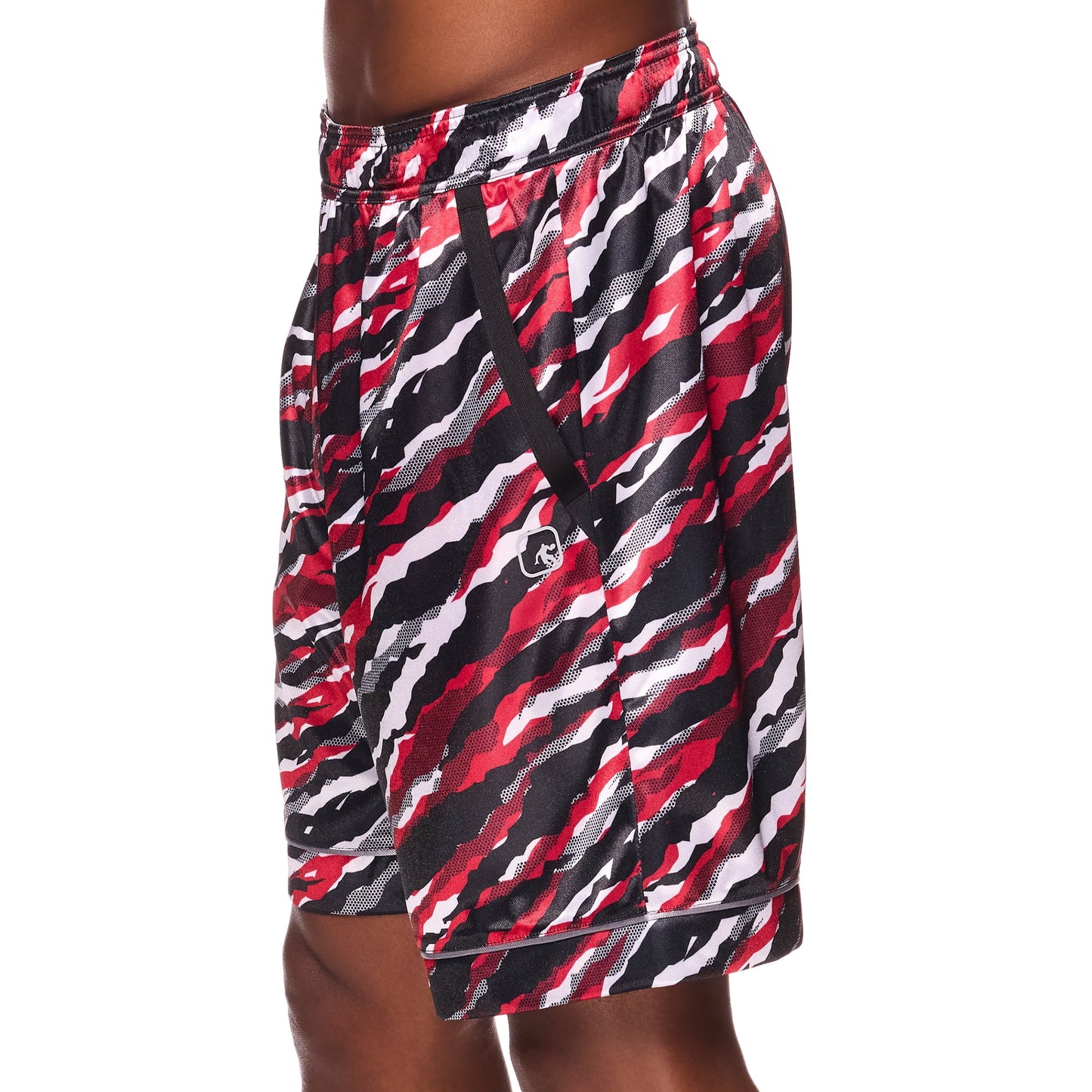 AND1 Men's and Big Men's Offense 8" Short, up to Size 3XL