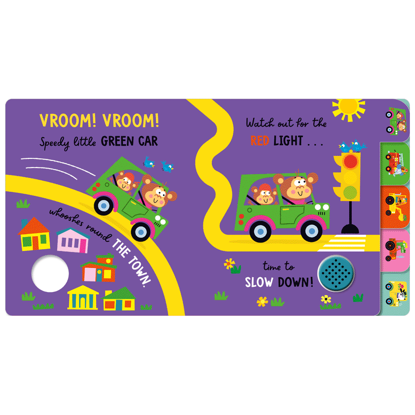 Toddler Town Vroom! Beep-Beep! - by Alexander Cox (Board Book)