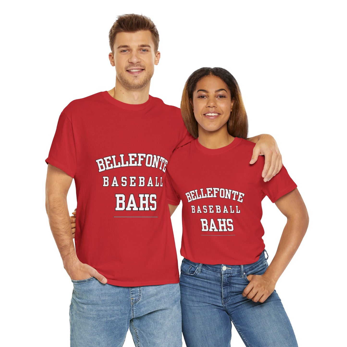 Bellefonte Baseball Unisex Heavy Cotton Tee - Casual Sportswear for All Occasions