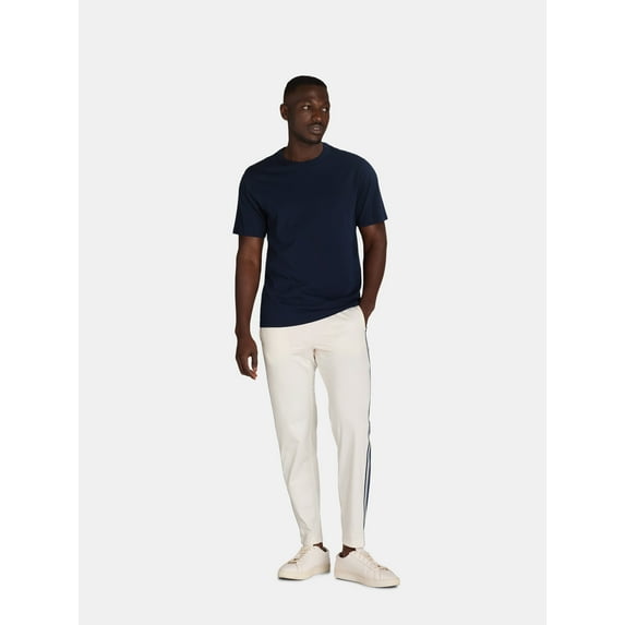 Athletic Works Men's Track Pants, 30.5" Inseam, Size 2XL, Winter White
