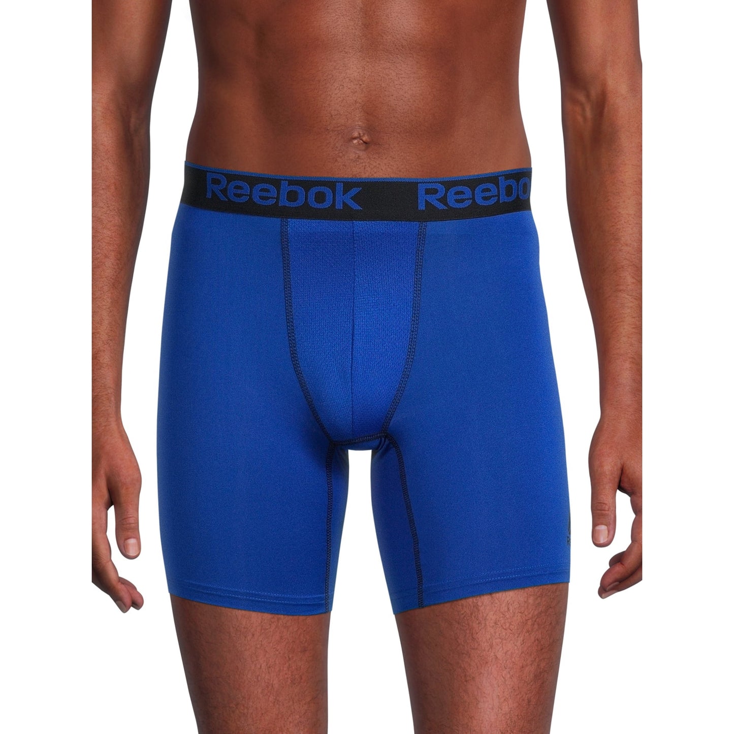 Reebok Men's Pro Series Performance Long Leg Boxer Brief, 7.5-Inch, 3-Pack