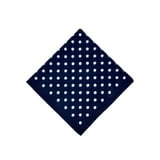 Time and Tru Women's Polka Dot Print Bandana Blue Cove