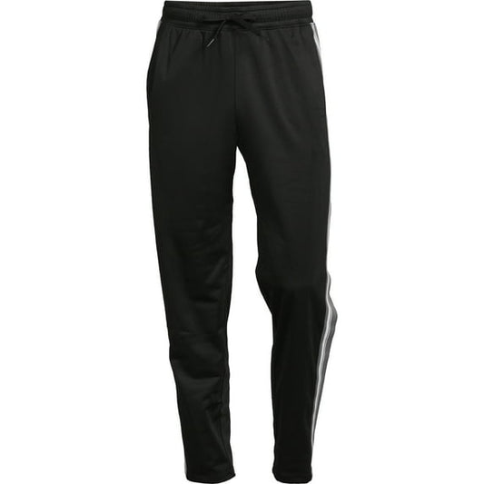 Athletic Works Men's Track Pants, 30.5" Inseam, Size 3XL, Rich Black