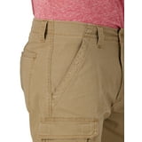 Wrangler Men's and Big Men's Stretch Cargo Shorts - Color: Kangaroo Ripstop Size: 48
