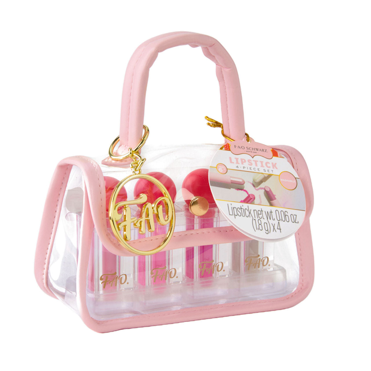 FAO SCHWARZ Girls Four-Piece Lipstick Set