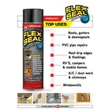 Flex Seal As Seen on TV MAX Aerosol Liquid Rubber Sealant Coating, 17 oz, Black