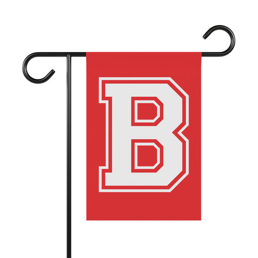 Bellefonte Garden Banner – Monogrammed Red Flag