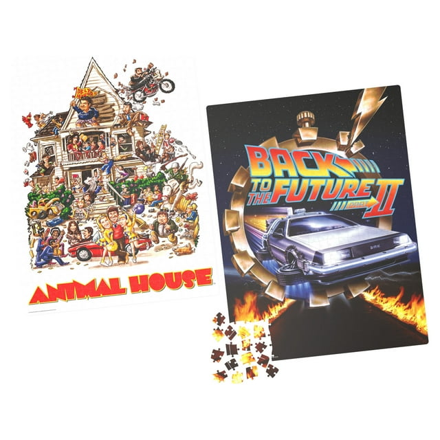 Blockbuster, 500-Piece Blockbuster Puzzles & Party Game Bundle for Families