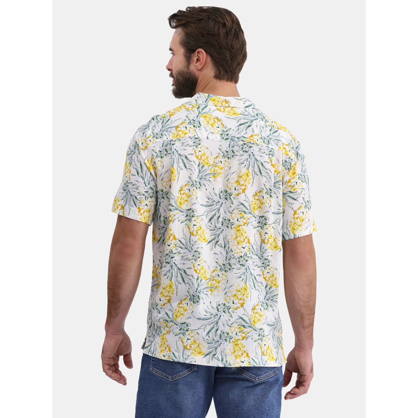 George Men's and Big Men’s Camp Shirt, Sizes L