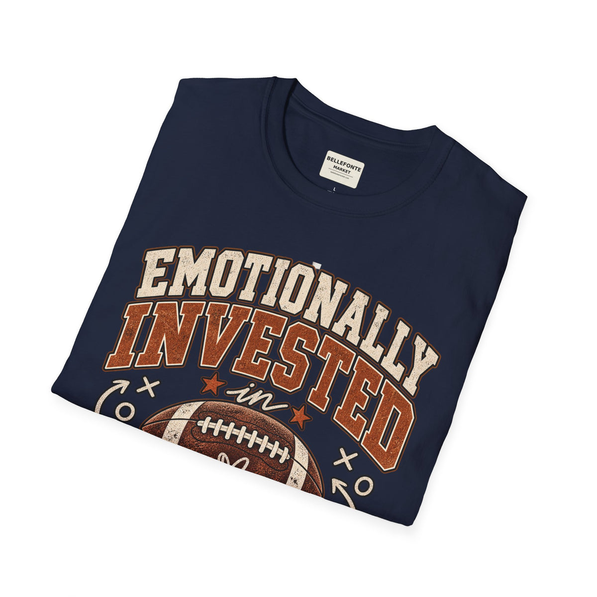 Emotionally Invested in Men I’ve Never Met Football T-Shirt | Vintage Game Day Tee
