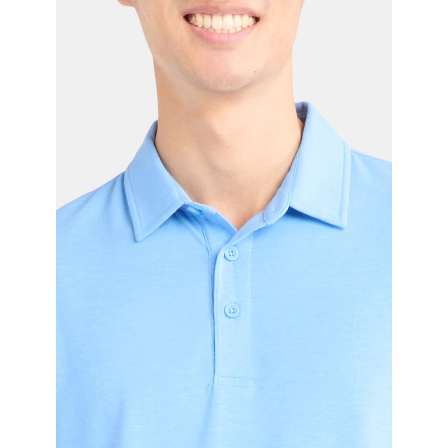 George Men's & Big Men's Poly Polo with Short Sleeves, Size S