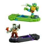 Akedo Teenage Mutant Ninja Turtles Mini Battling Warriors Leonardo vs Rocksteady Pack, Ages 6+