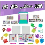 Pixobitz Studio with 500 No Heat Water Fuse Beads, Decos & Accessories
