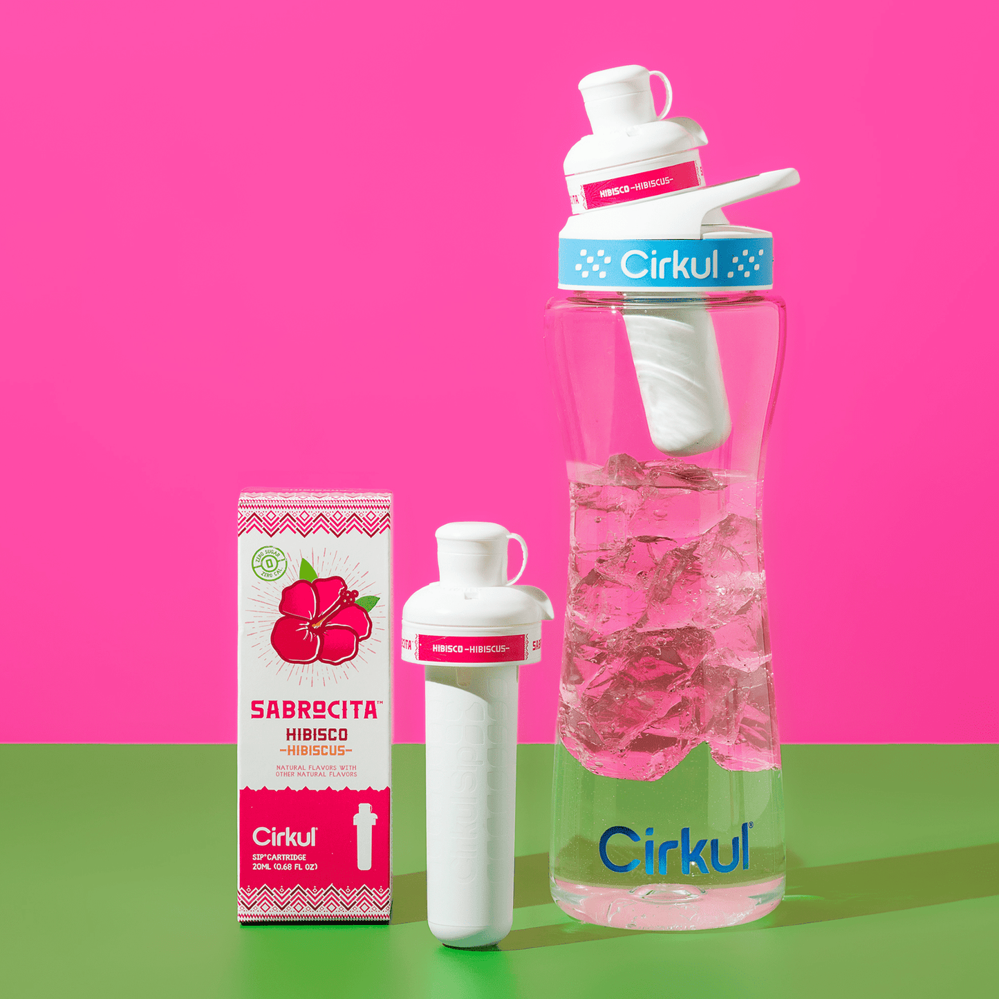Cirkul Sabrocita Hibiscus Flavor Cartridge, Drink Mix, 1-Pack