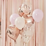 Blush and Rose Gold Balloons Bundle 12 Pack Mix It up, Party