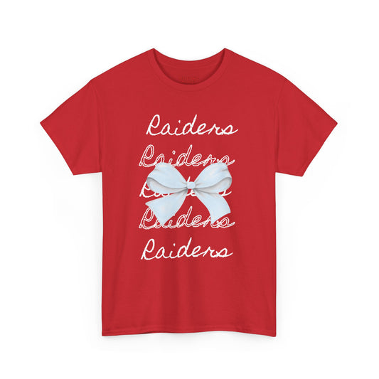 Elegant Blue Ribbon Unisex Heavy Cotton Tee | Perfect Gift for Birthdays, Weddings & Special Occasions
