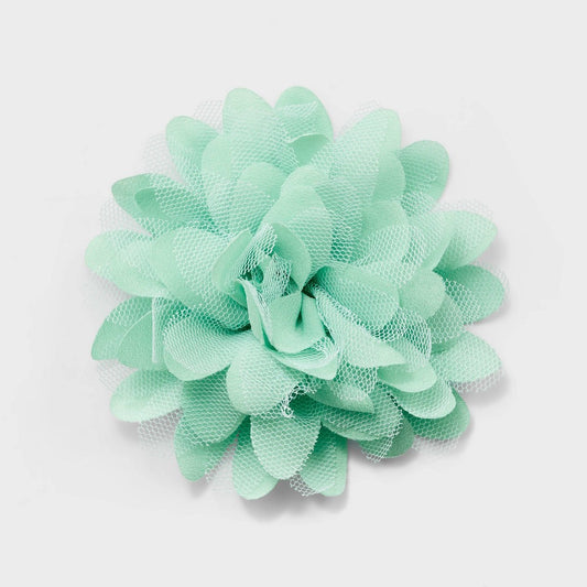 Fabric Floral Wedding Bow Light Green - Spritz: Gift Wrapping Accessory for Weddings & Baby Showers