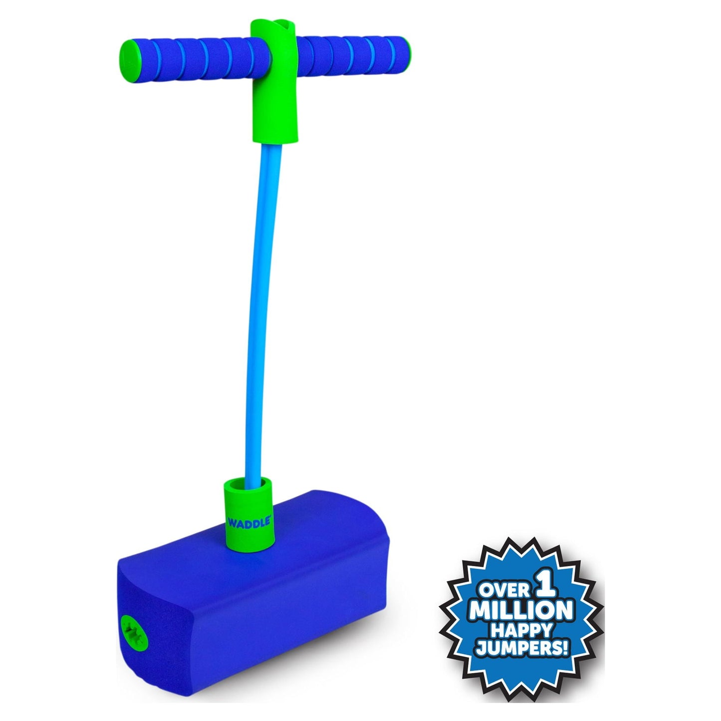 Waddle Foam Pogo Hopper, Kids Fun and Safe Pogo Stick, Blue