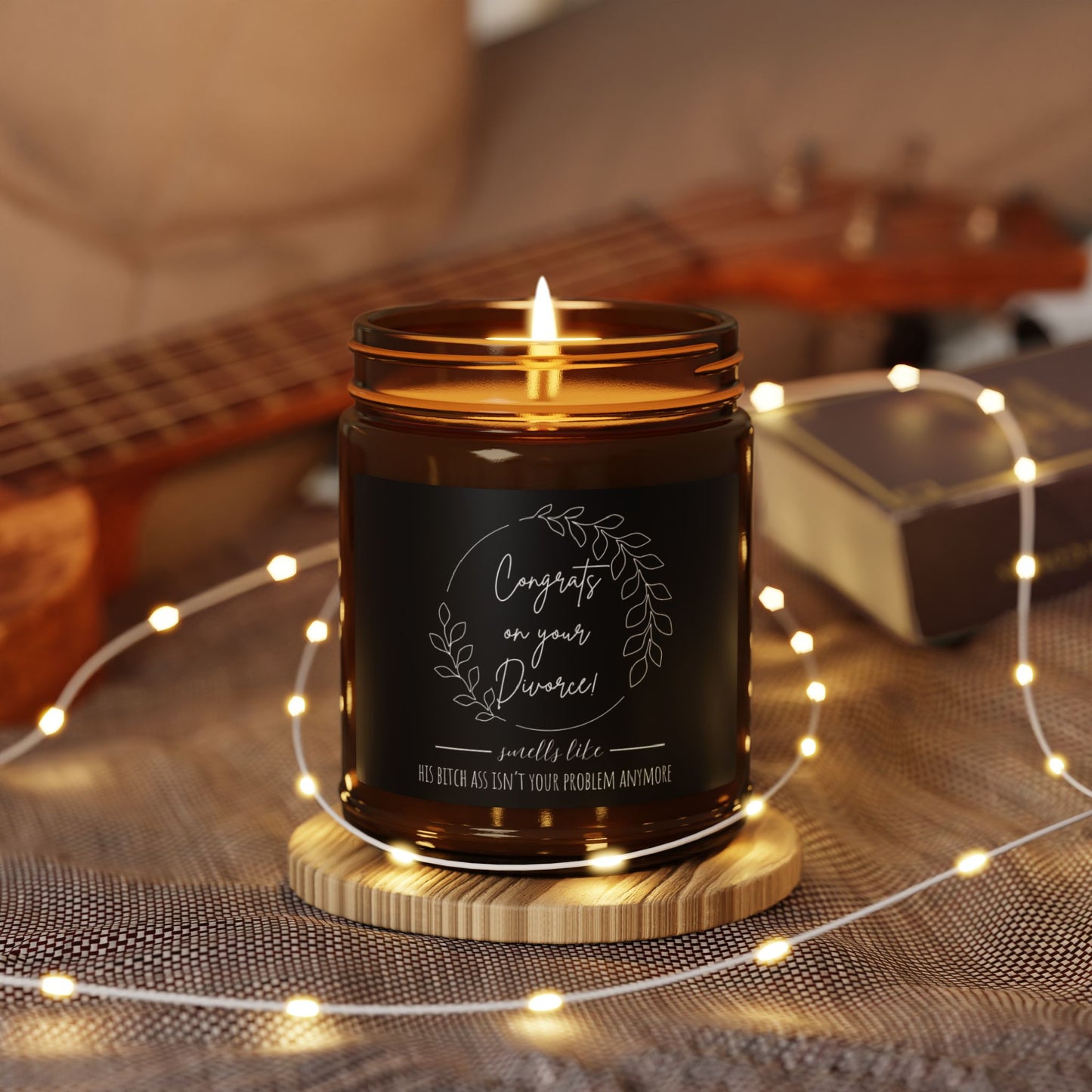 Congrats on your Divorce! Soy Candle, 9 oz.