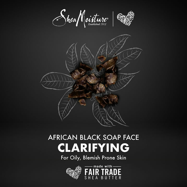 SheaMoisture African Black Soap Clarifying Facial Wipes, 30 Ct