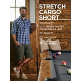 Wrangler Men's and Big Men's Stretch Cargo Shorts - Color: Kangaroo Ripstop Size: 48