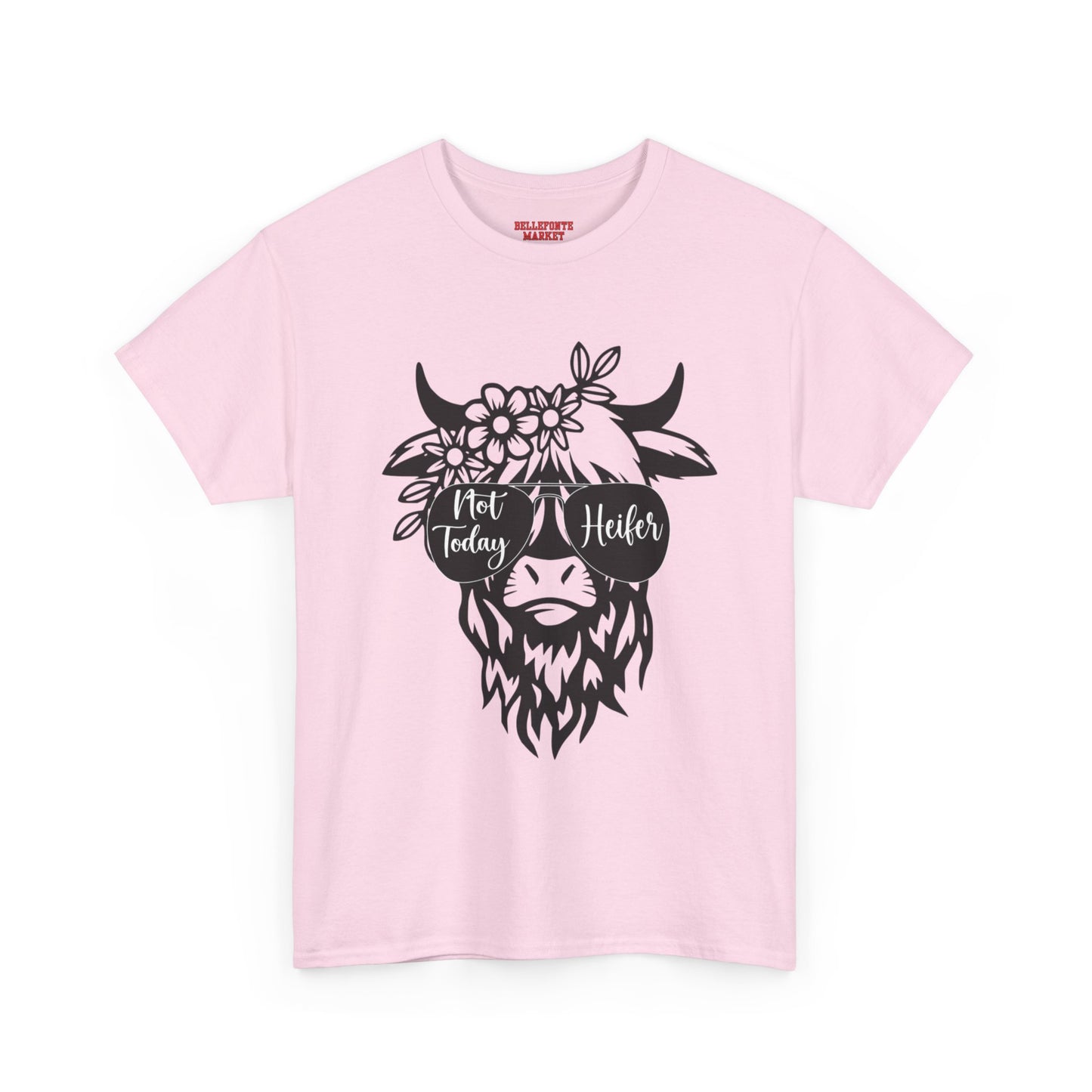 Funny Unisex Heavy Cotton Tee - 'Not Today Heifer'
