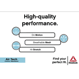 Reebok Women's Air Tech Performance Bikini Panties, 6-Pack, Size 2XL