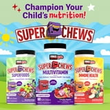 Kids Superfood Super Chews, Gummy Alternative, Kids Vitamins for Immune Support with Fruits and Veggies, 60 Chews by Force Factor