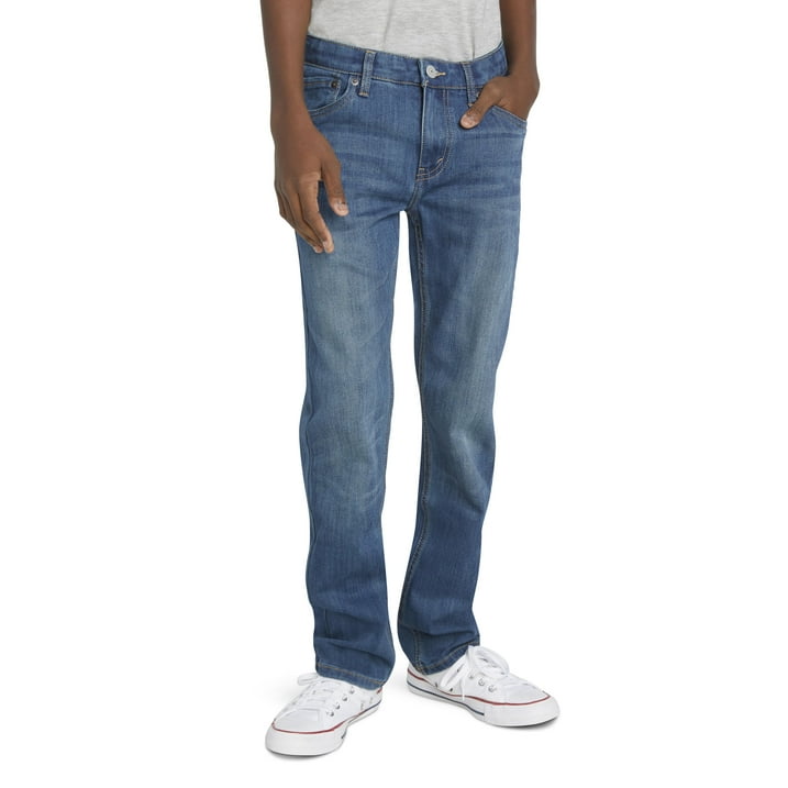 Levis Boys 511 Slim Flex Stretch Jeans in Size 16 - Well Worn Eco