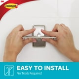 Command Soap Dish, Satin Nickel, Bathroom Organizer, 1 Soap Dish and 2 Command Strips