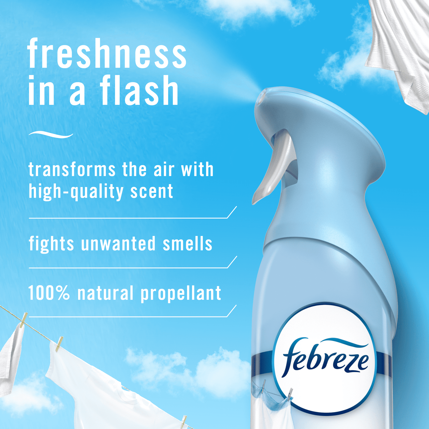 Febreze Odor-Fighting Air Freshener Linen & Sky, 8.8 oz