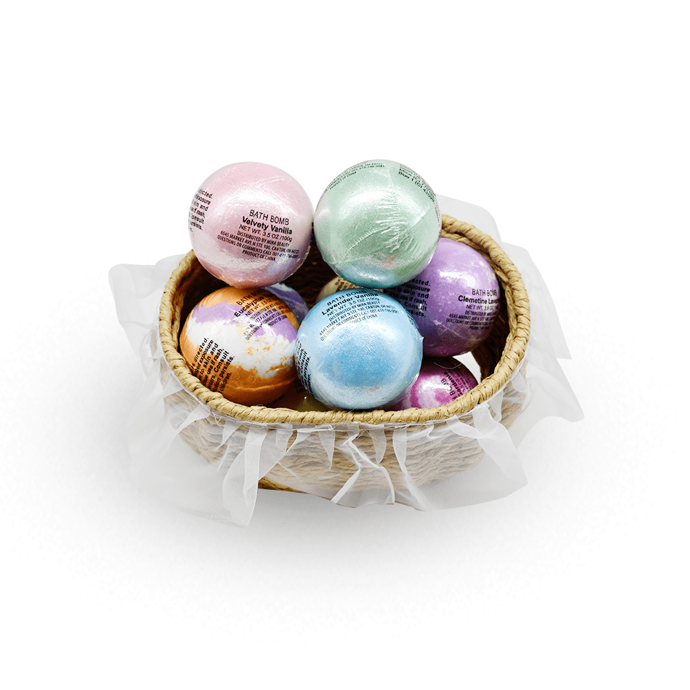 9PC BATH BOMB,Perfect for Bubble Spa Bath,Bath Essentials Shower Bubble Steamers