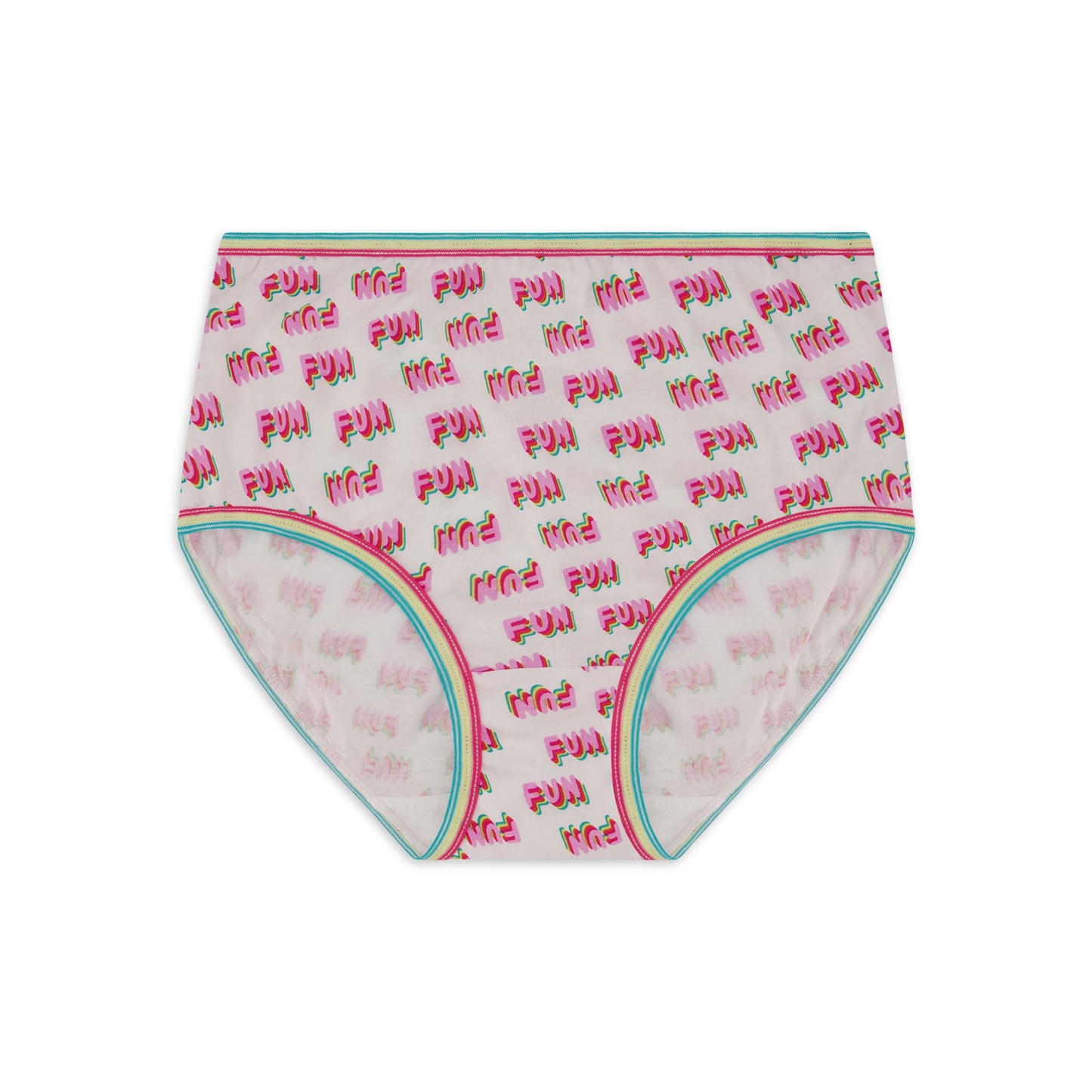 Wonder Nation Girls Cotton Brief Underwear, 10-Pack, Size 12