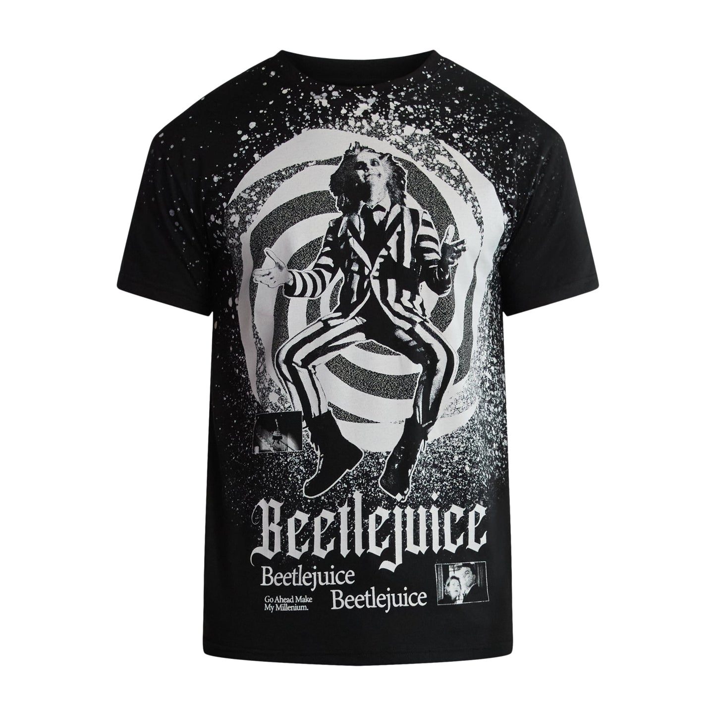 Beetlejuice Men's and Big Men's Graphic Tee with Short Sleeves, Size XS