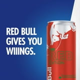 Red Bull Red Edition Energy Drink, Watermelon, 114mg Caffeine, 12 fl oz Can