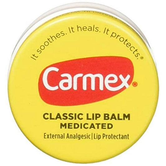 Carmex Classic Medicated Lip Balm Jar, Original, 0.25 oz (1 Pack