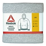 Reebok Men's & Big Men's Logo Fleece Hoodie Sweatshirt, Grey Heather- Size 2XL