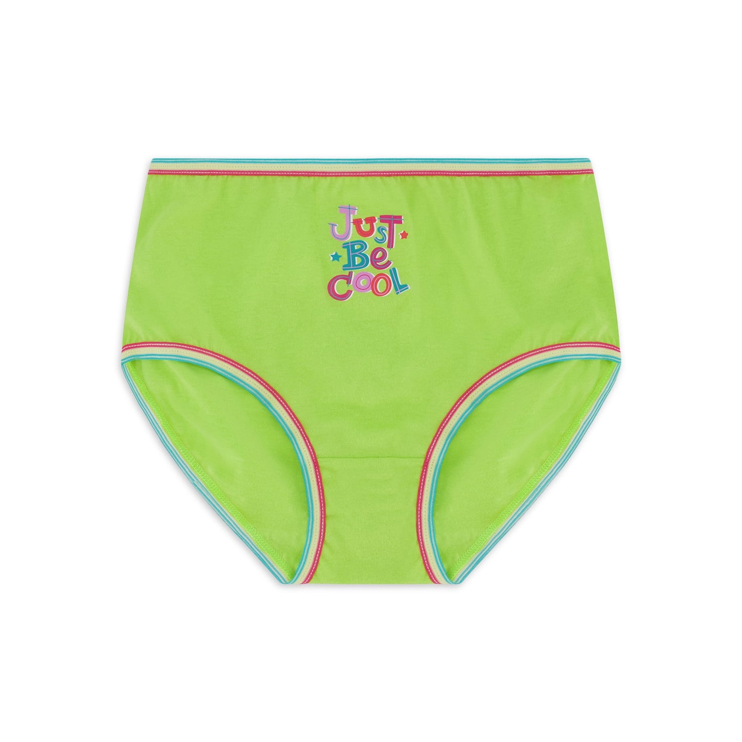 Wonder Nation Girls Cotton Brief Underwear, 10-Pack, Size 12