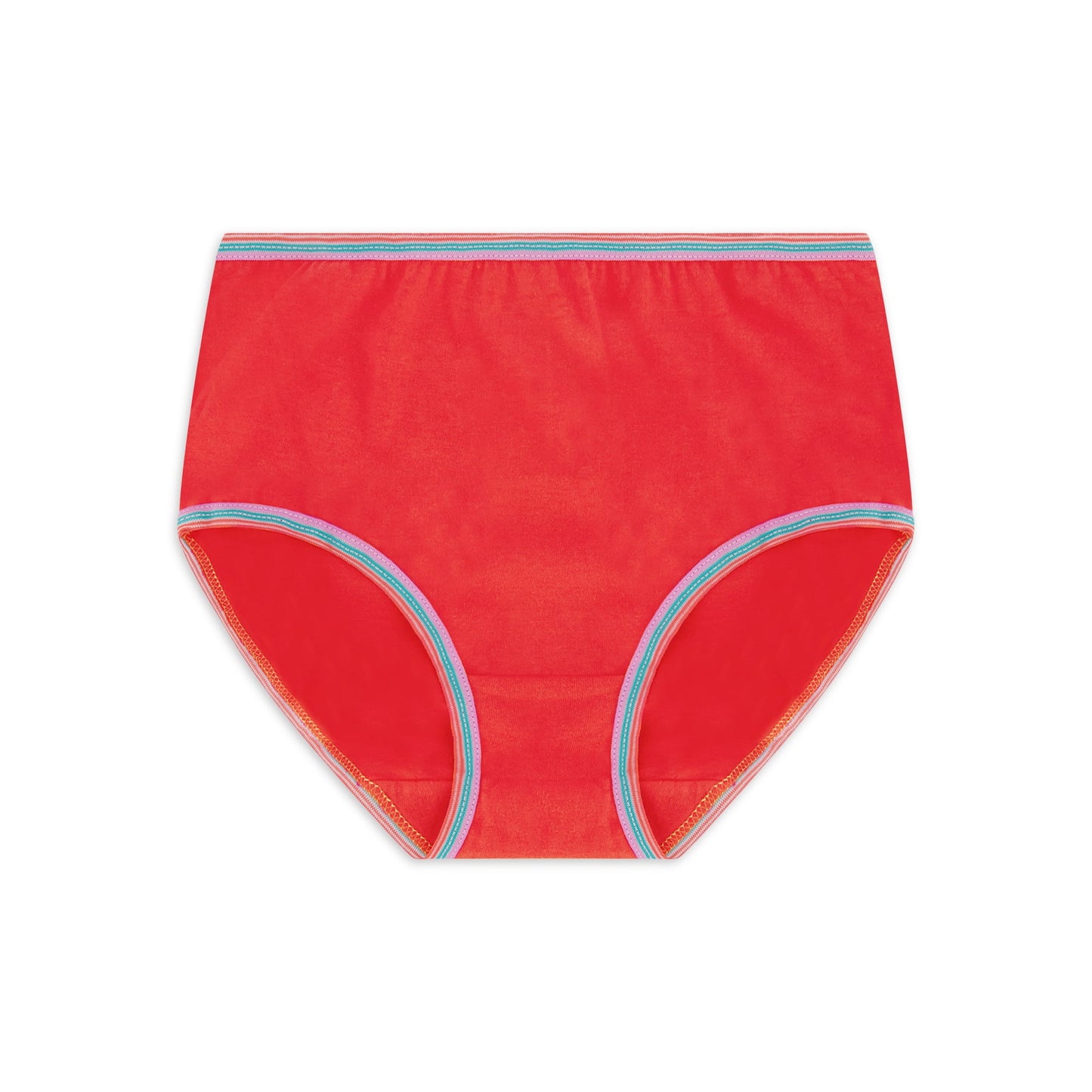 Wonder Nation Girls Cotton Brief Underwear, 10-Pack, Size 12