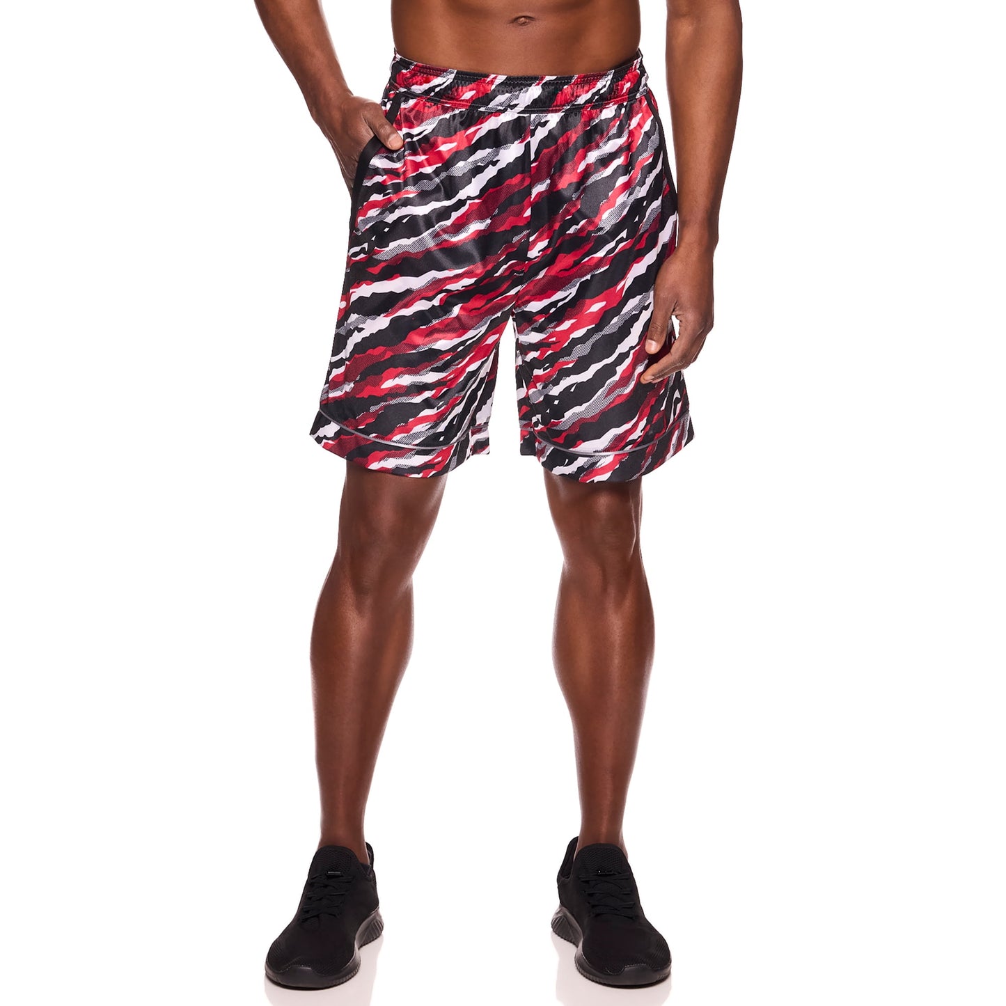 AND1 Men's and Big Men's Offense 8" Short, up to Size 3XL