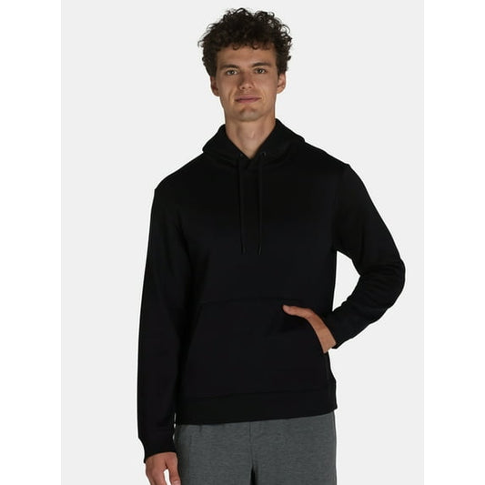 Athletic Works Men's and Big & Tall Men’s Fleece Hoodie Sweatshirt, Size S - Black