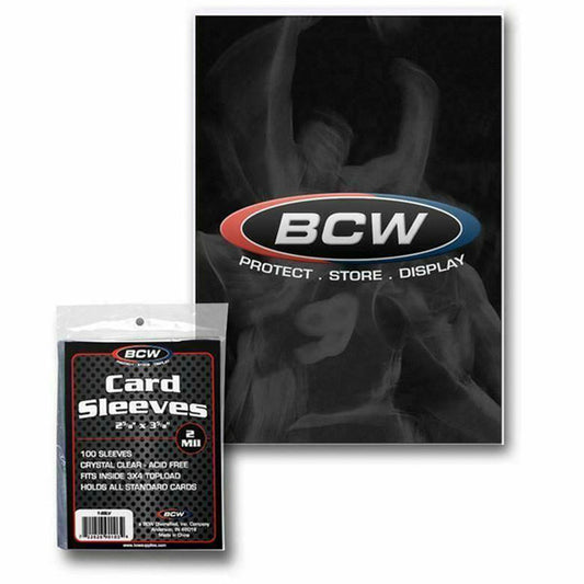 BCW Standard Card Sleeves (100 Sleeves)