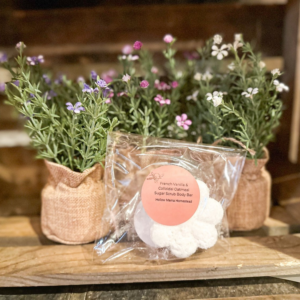 French Vanilla & Colloidal Oat milk Sugar Body Bar