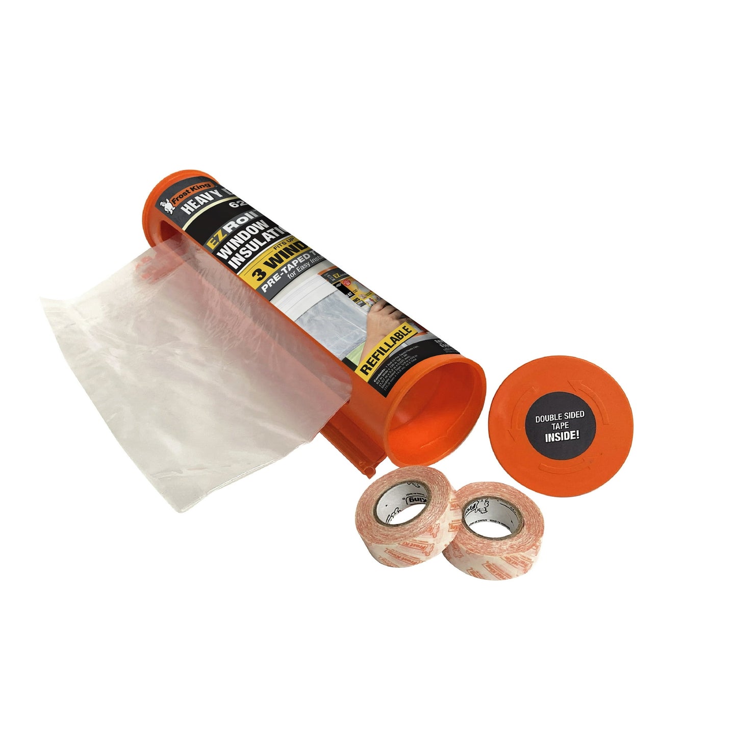 Frost King® EZ Roll Heavy Duty Polyolefin Insulation Window Shrink Kit - Fits 3 Standard Windows